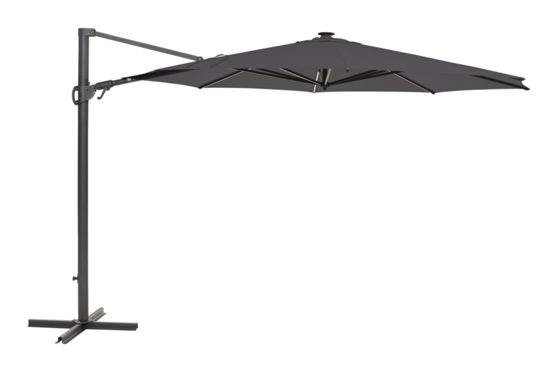 Cilento parasoll Antracit/grå