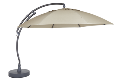 Easy Sun frihängande parasoll Antracit/Beige