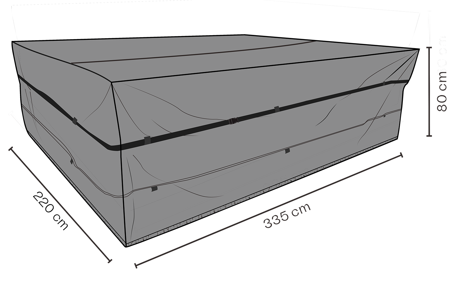 Möbelskydd matgrupp Svart - Andas