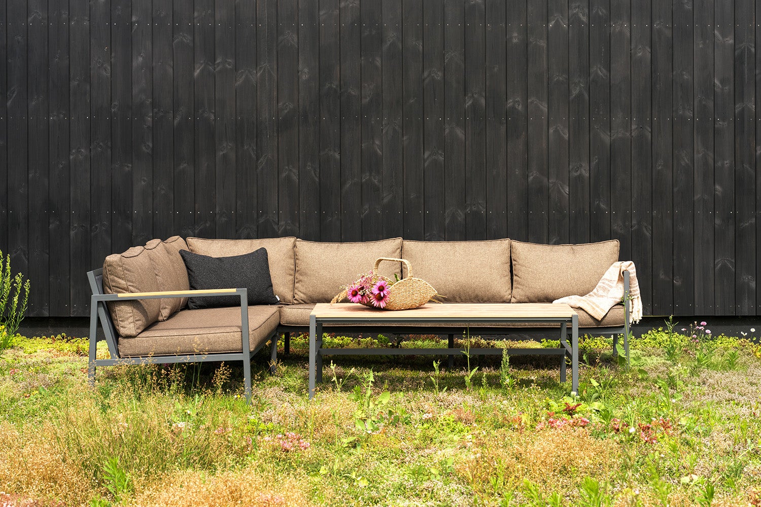 Cap soffgrupp Antracit/Brun