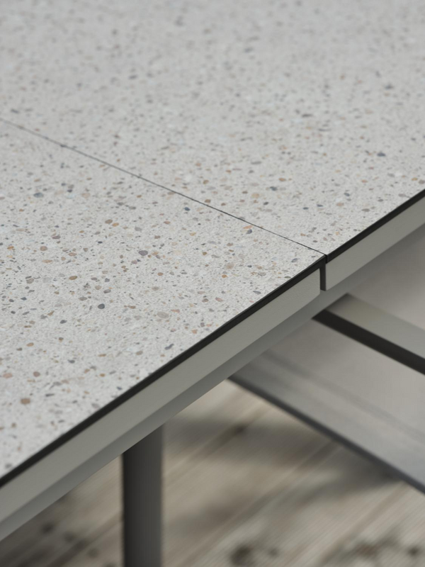 Hillmond matbord Khaki/Terrazzo