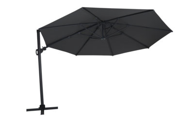 Varallo frihängande parasoll Antracit/grå