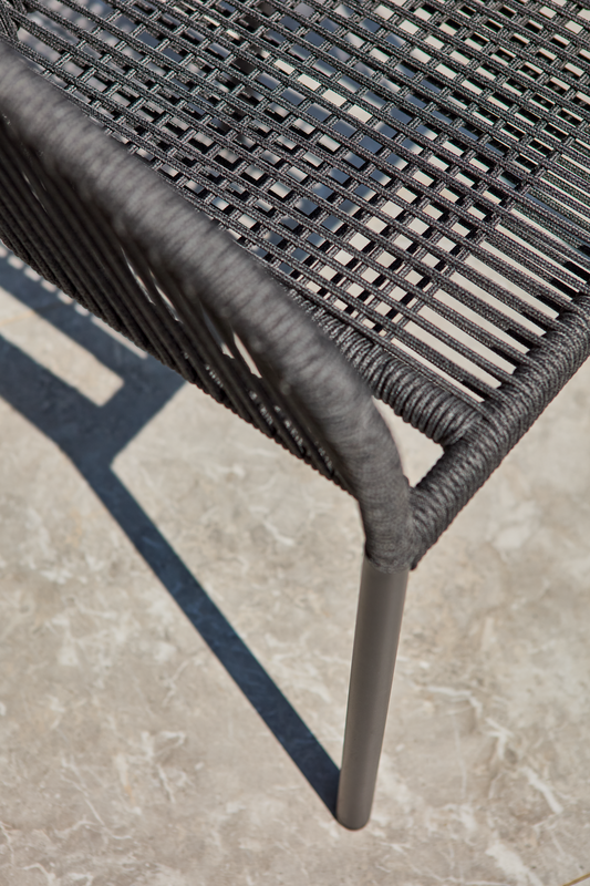 Delta karmstol Svart/Teddy Black