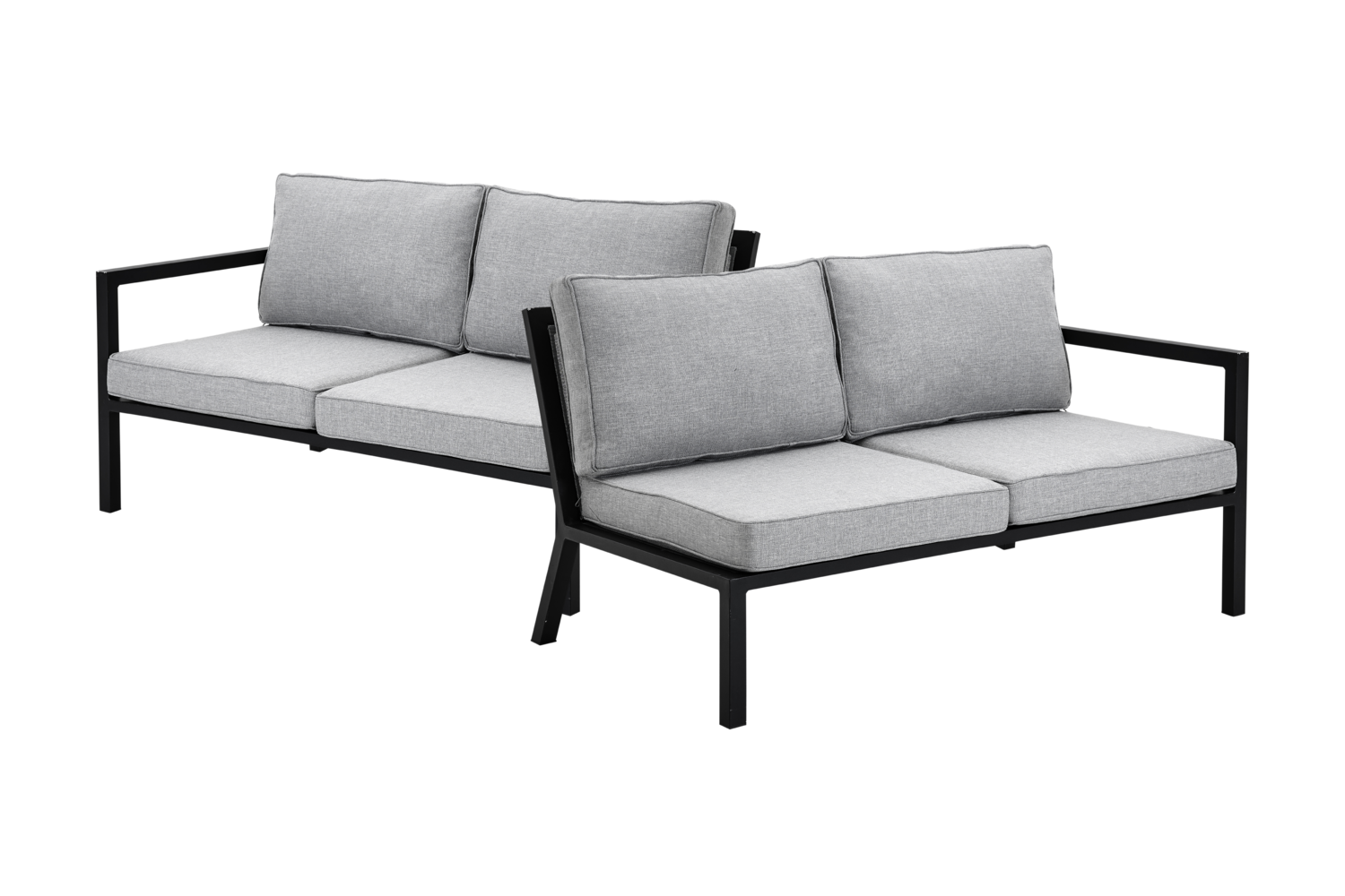 Belfort avslut Svart/Pearl Grey