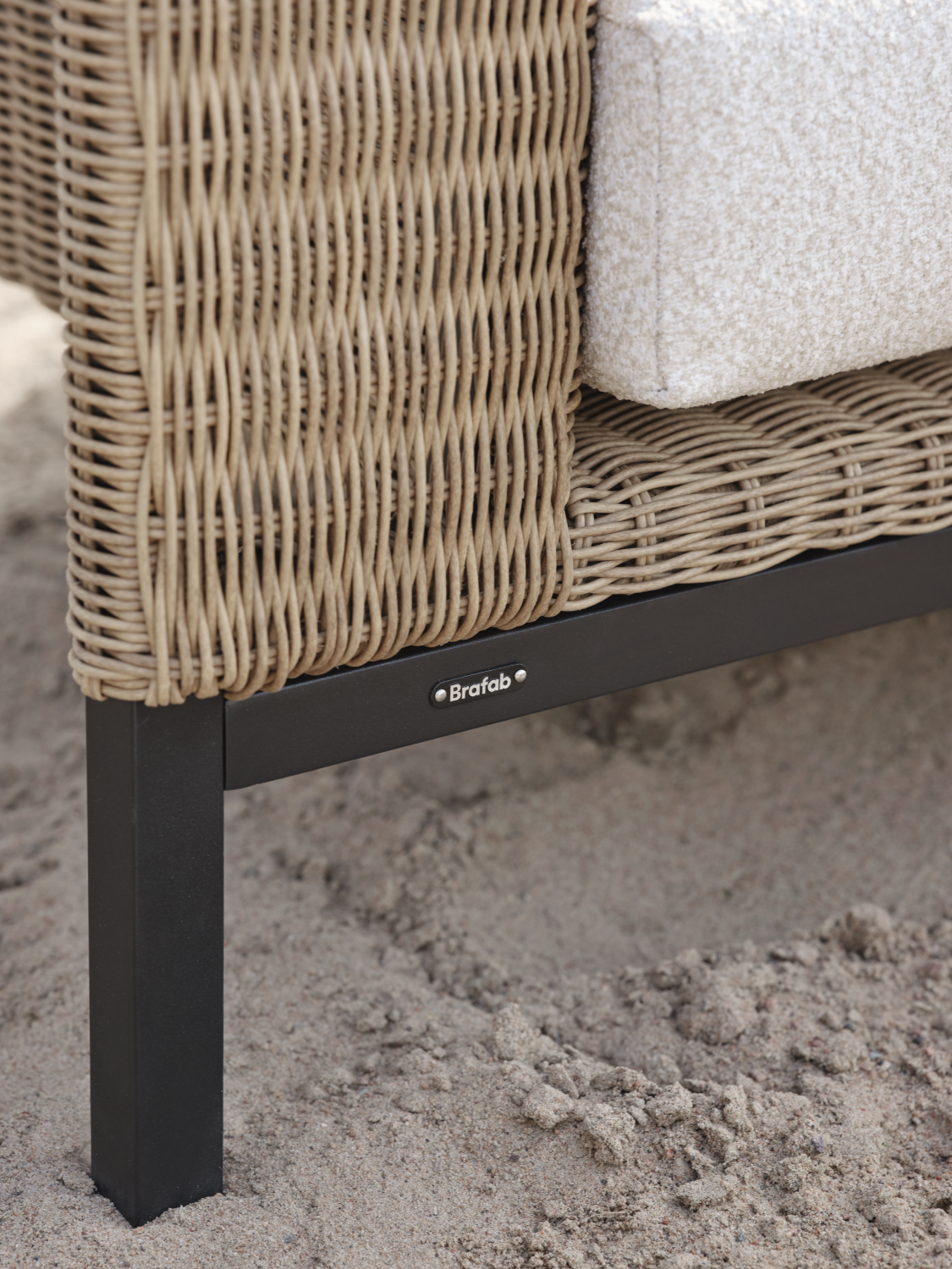 Shell 2,5-sits soffa Rustik/Teddy Rice