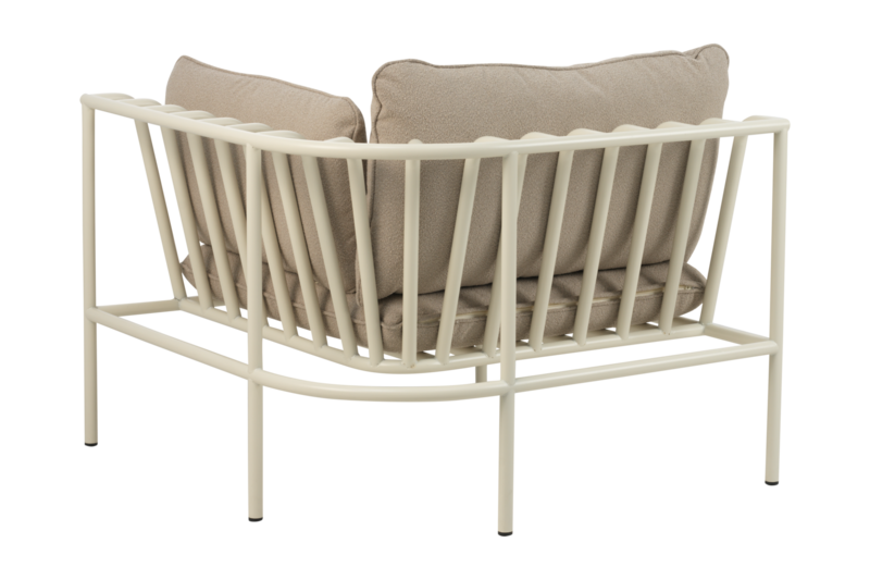 Collier hörn Pearl White/Teddy Beige