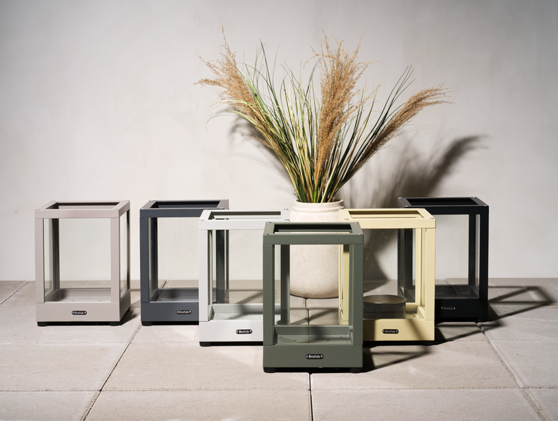 Belfort ljuslykta Antracit