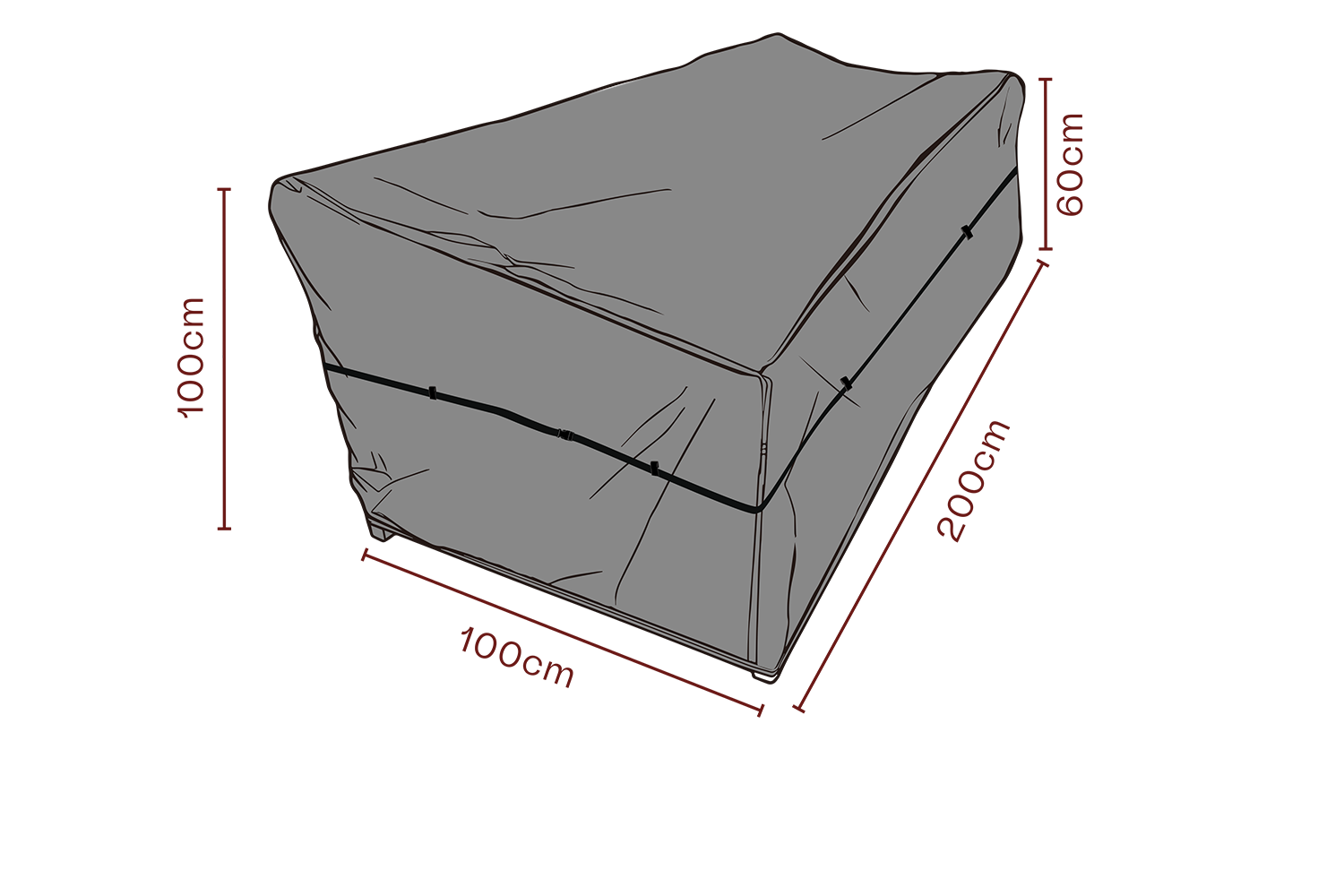 Möbelskydd soffa Svart - Andas