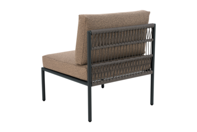 Reno mittdel Svart/Raw Peanut