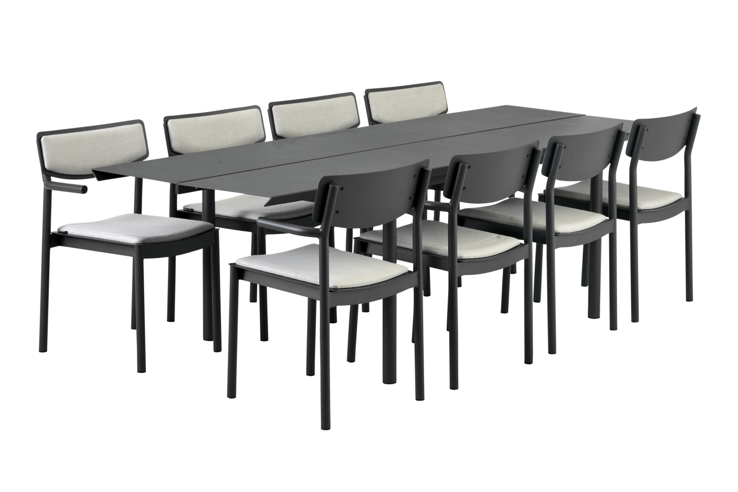 B45 matbord Antracit