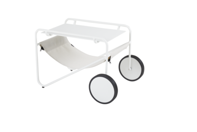 Poul Table sidobord Vit/Off-white