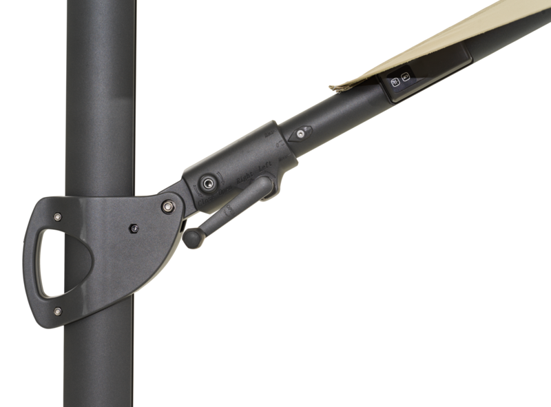 Cilento parasoll Light Grey/Khaki