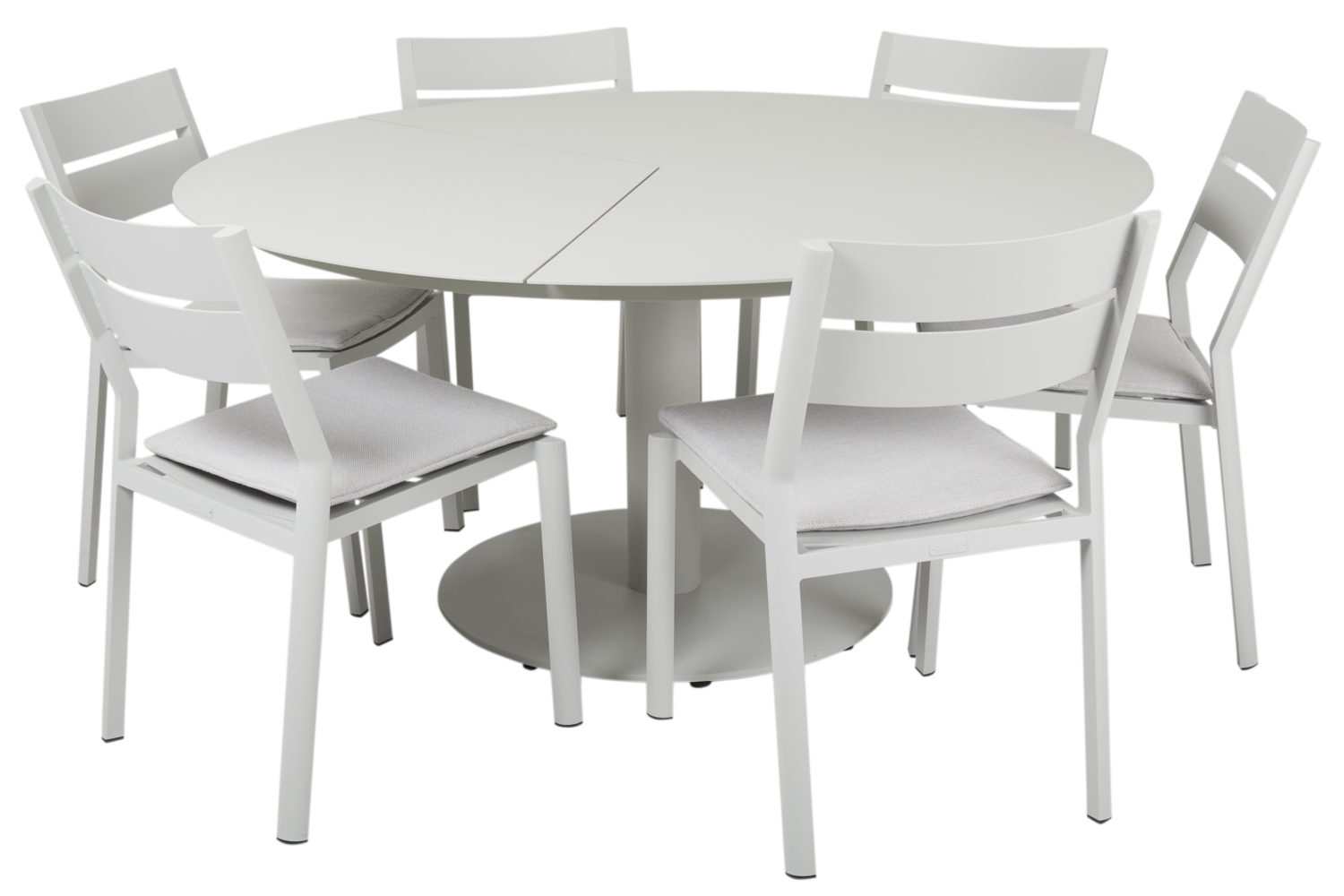 Delia matstol Light Grey