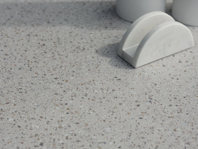 Hillmond matbord Khaki/Terrazzo