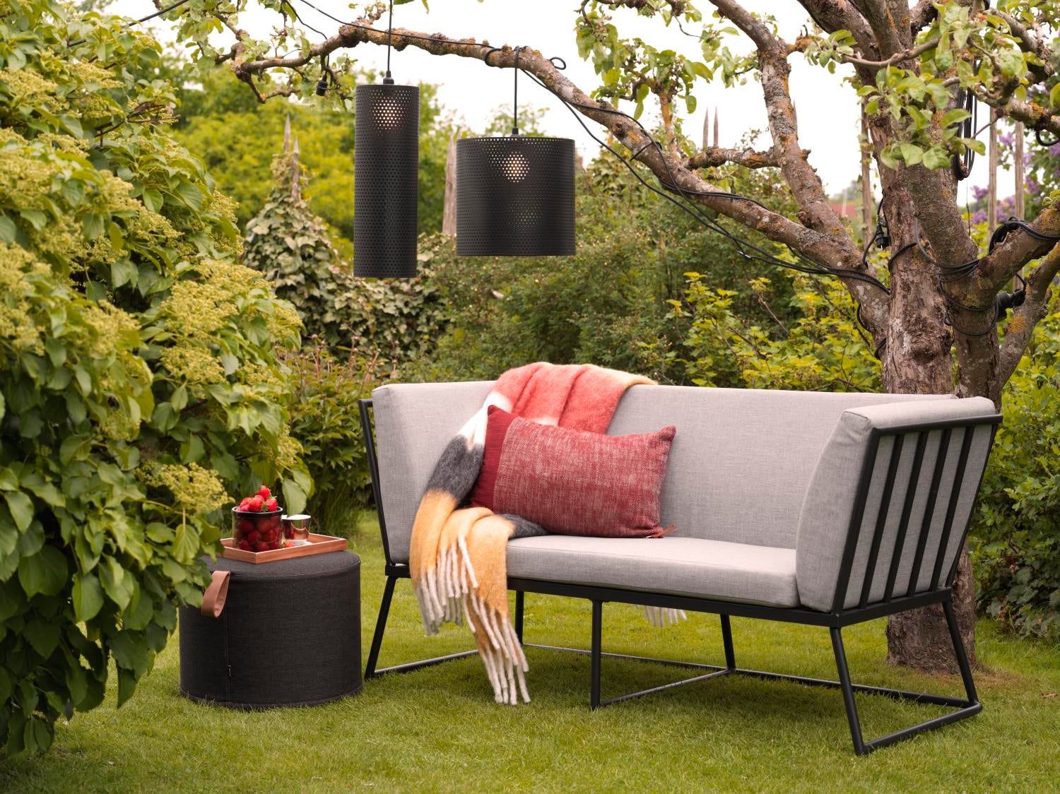 Honung pläd Senapsgul