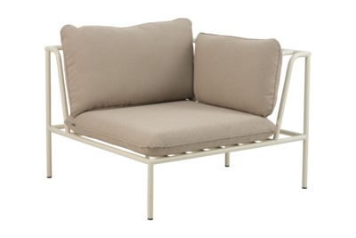 Collier hörn Pearl White/Teddy Beige