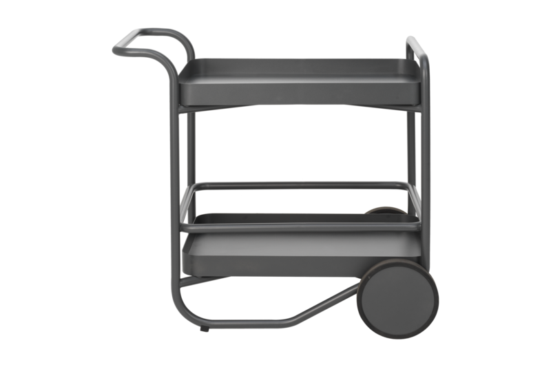 Trolly serveringsvagn Antracit