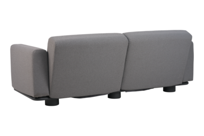 Bolster 2,5-sits soffa Antracit/Teddy Grey