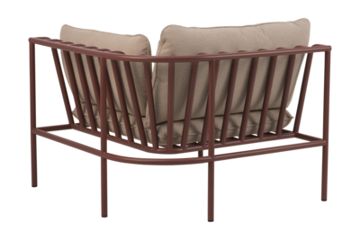 Collier hörn Zin Red/Teddy Beige