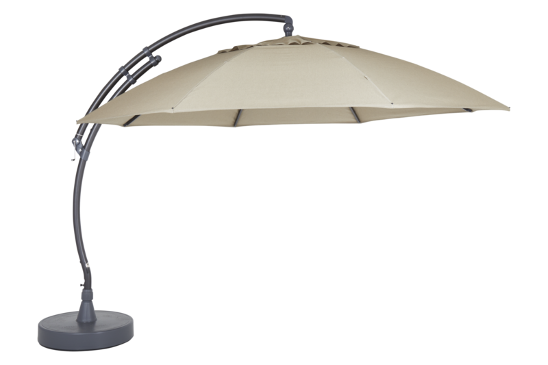 Easy Sun frihängande parasoll Antracit/Beige