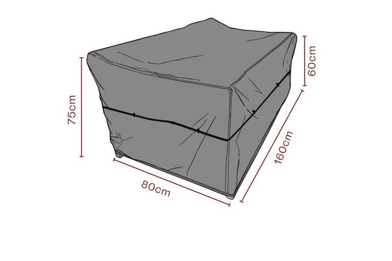 Möbelskydd soffa Svart