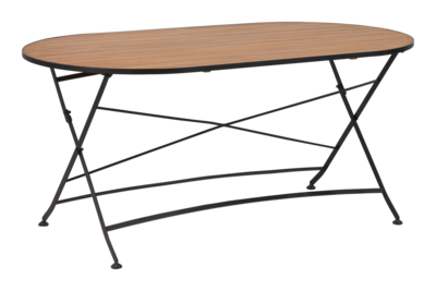 Brewer matbord Svart/teak