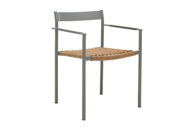 DK matstol Dusty Green/Natur