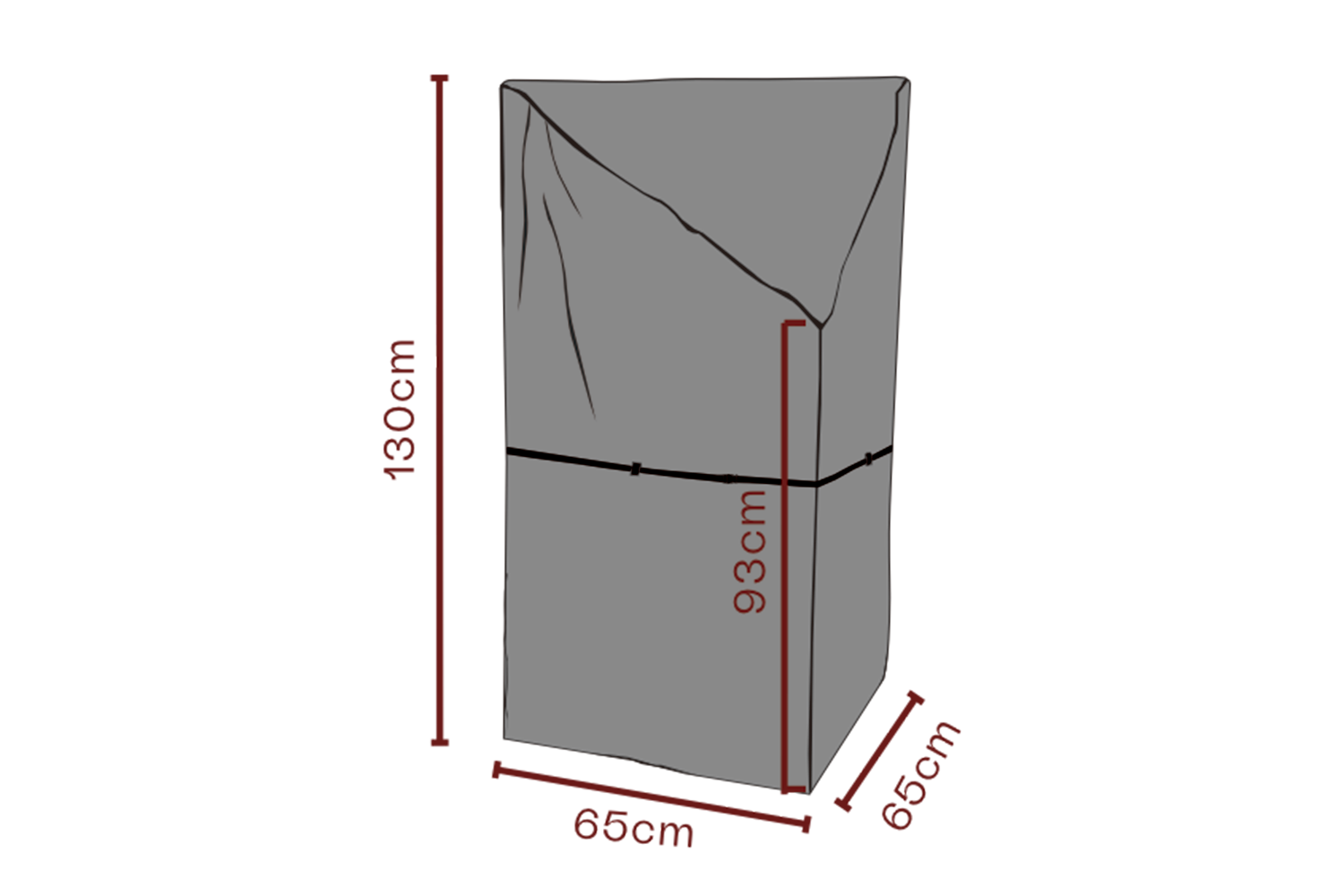 Möbelskydd utekök Svart - Andas