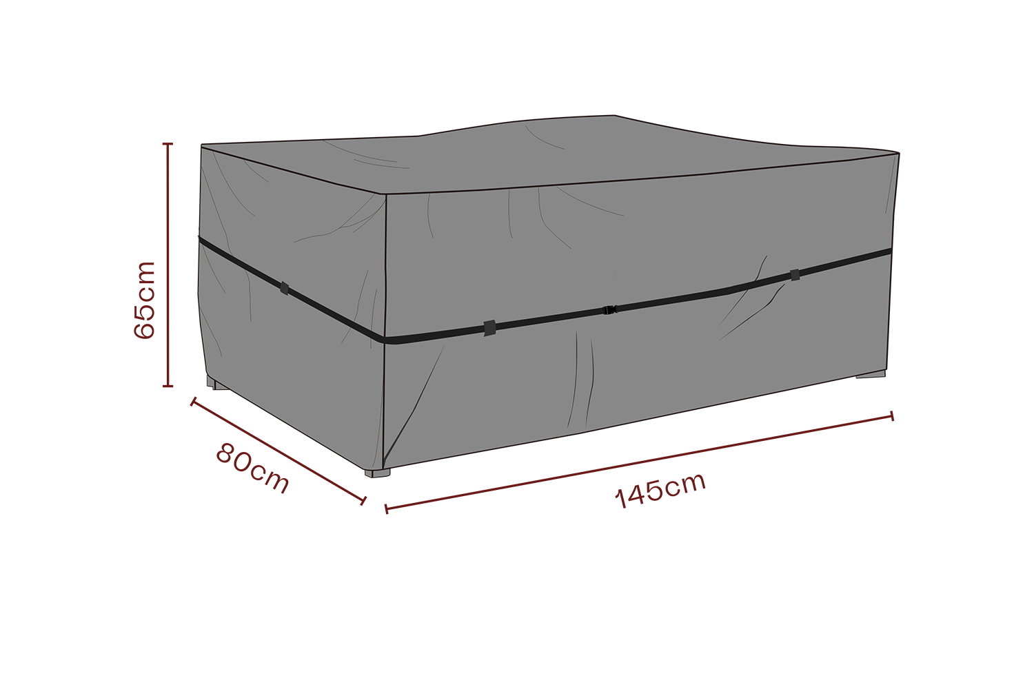 Möbelskydd soffa Svart - Andas