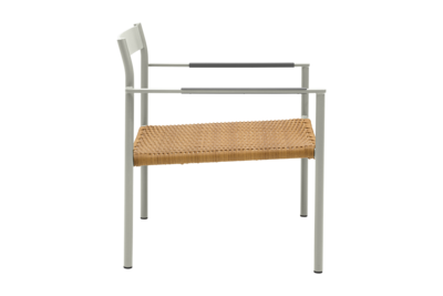 DK loungefåtölj Light Grey/Natur