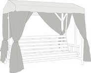Sidovägg hammock Beige