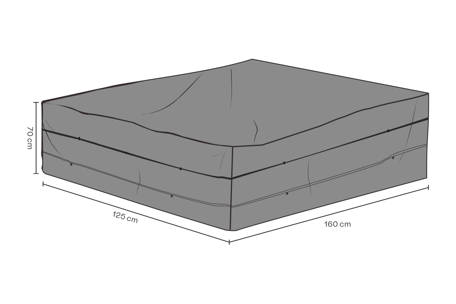 Möbelskydd soffa Svart - Andas
