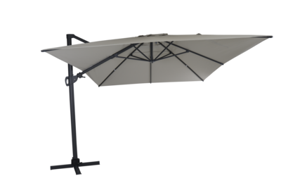 Varallo frihängande parasoll Antracit/khaki