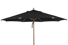 Parma parasoll Svart