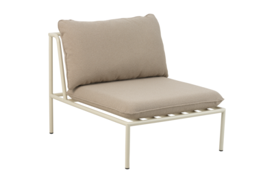 Collier mittdel Pearl White/Teddy Beige