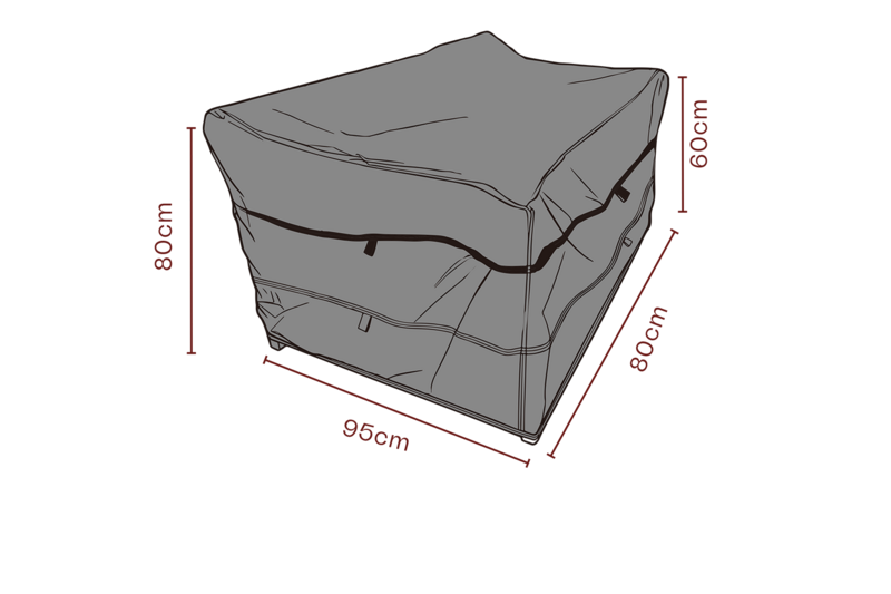 Möbelskydd fåtölj Svart