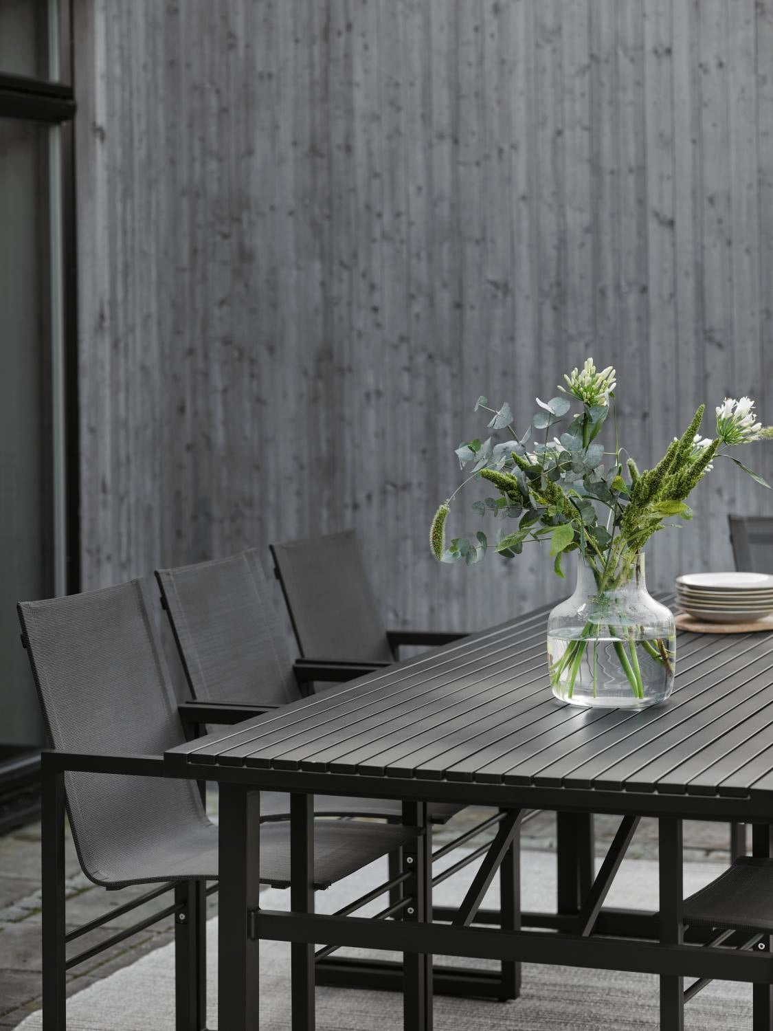 Vevi matstol Svart/svart