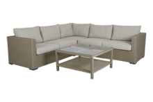 Funkia byggbar soffa med bord