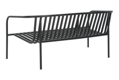 Bendt 2-sitssoffa Svart/Teddy Ant