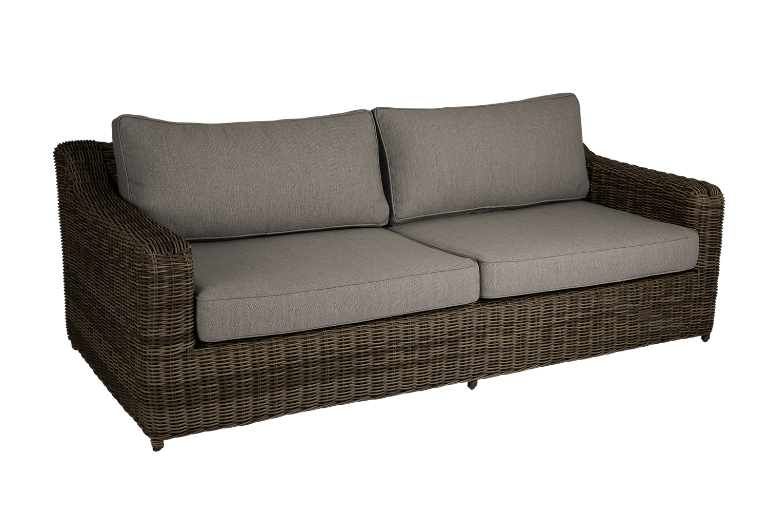 Glendon 2,5-sits soffa Dark Brown/Soft Moose