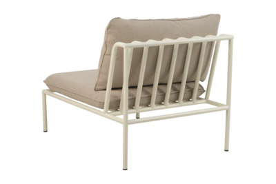 Collier mittdel Pearl White/Teddy Beige