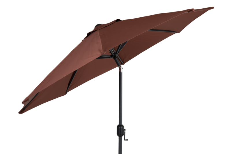 Cambre parasoll Antracit/Burnt paprika