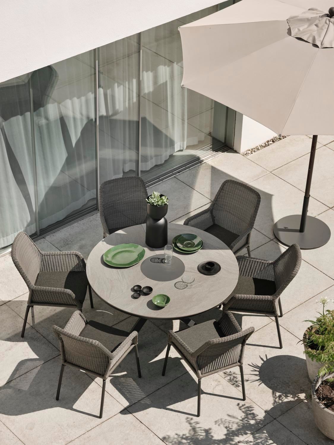 Paliano parasoll Brun/beige