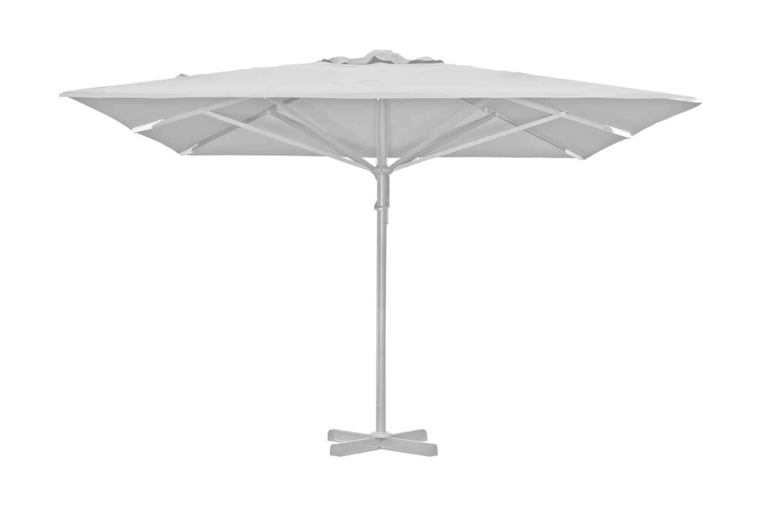 Paris parasoll Vit/vit