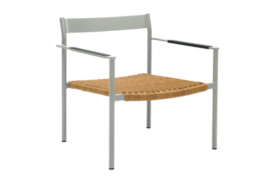 DK loungefåtölj Light Grey/Natur