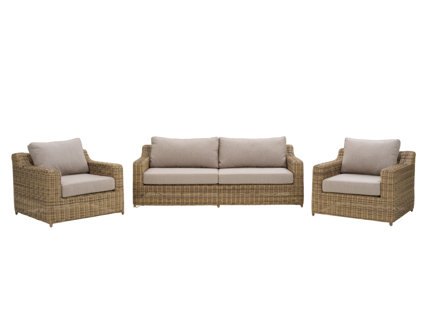 Glendon fåtölj Rustic/Beige