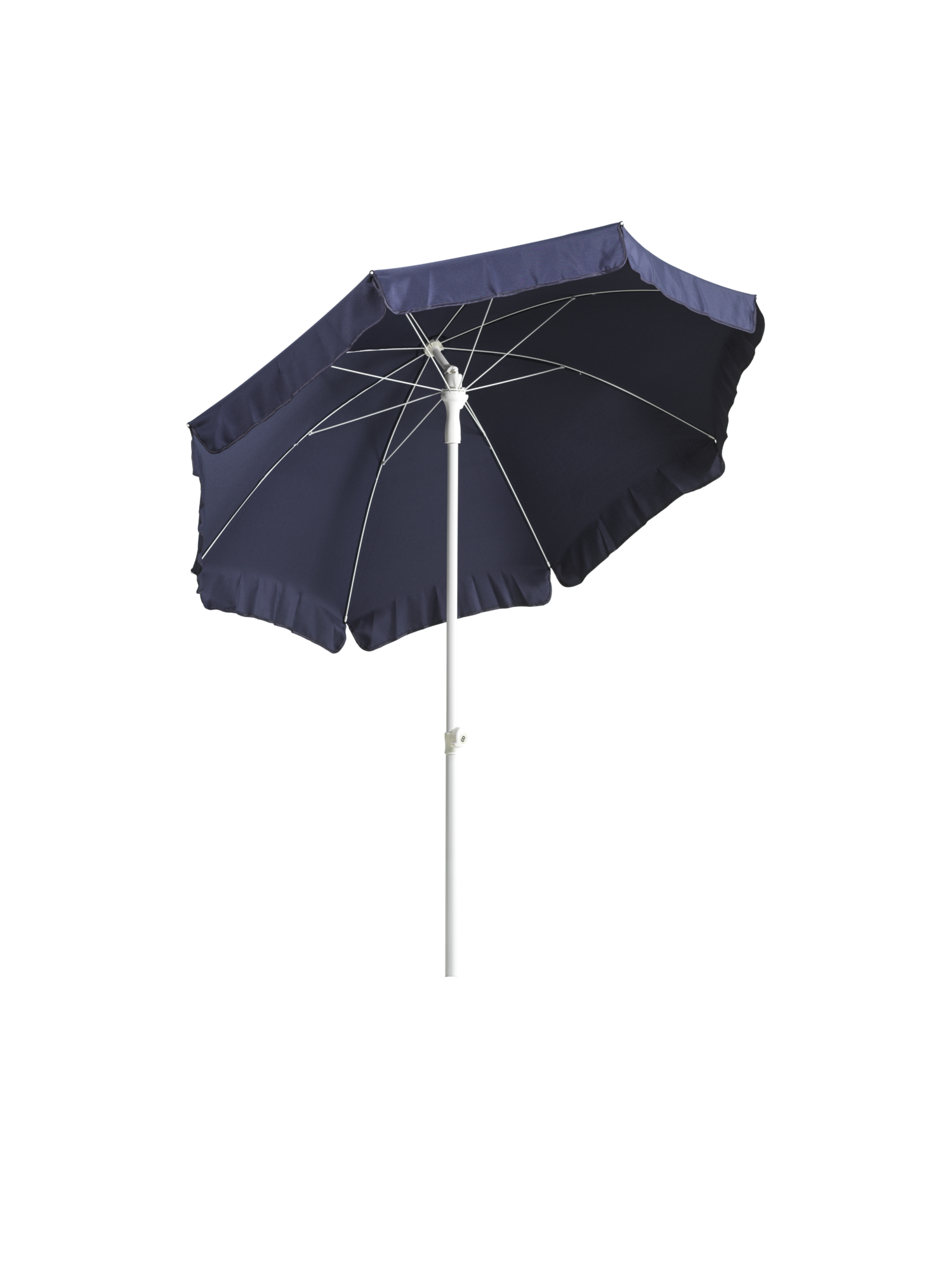 Follina parasoll Vit/blå