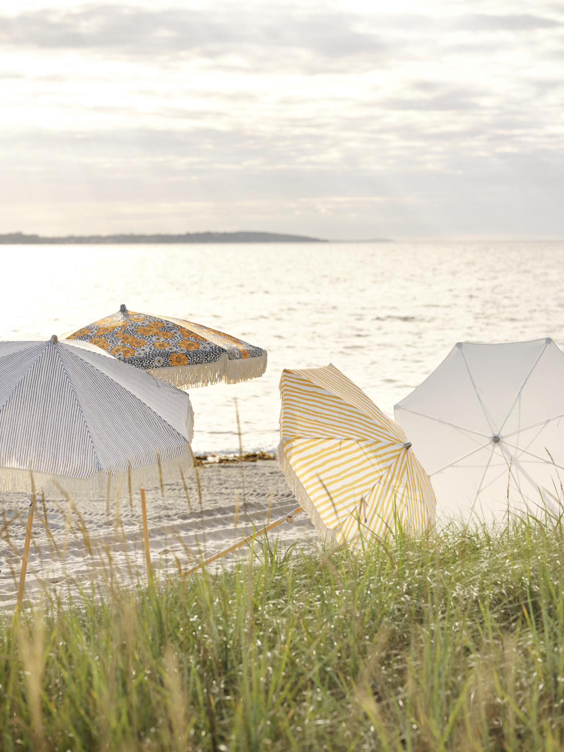 Gatsby parasoll Yellow Stripe