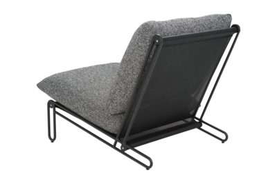 Blixt loungefåtölj Svart/Teddy Ant