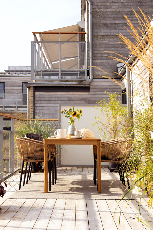 Delta karmstol Svart/Teddy Black